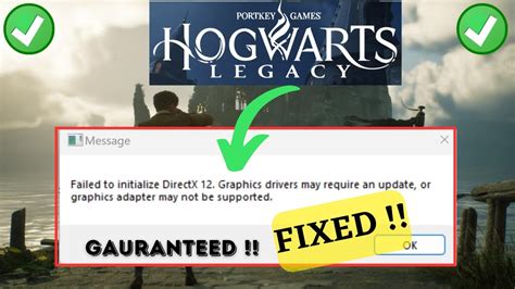 directx 12 hogwarts legacy, Ogwarts legacy system exigences published no. 1