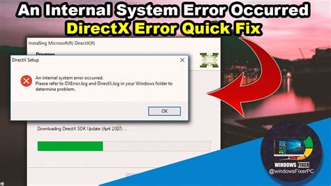 directx internal system error windows 11, How to fix directx errors on windows 11