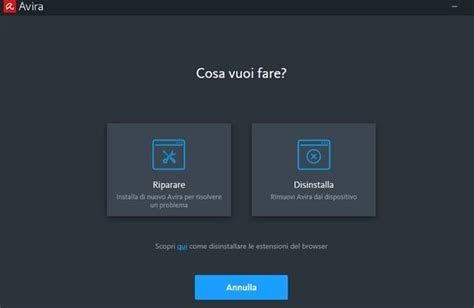 disinstallare avira dal pc, Come disinstallare avira