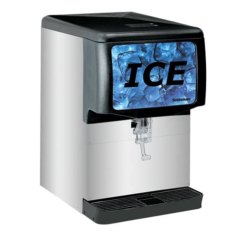 dispenser with ice maker