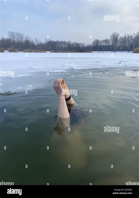 diving into ice