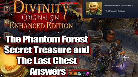 Divinity Original Sin Enhanced Edition Walkthrough Phantom Forest