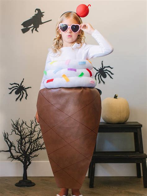 diy ice cream cone costume
