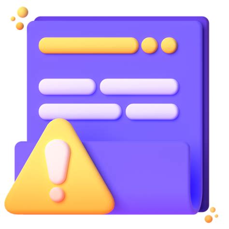 document front icon, Document, front 3d illustration