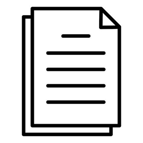 document icon clear background, Transparent background document icon, hd png download