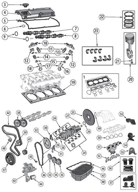 dodge 2 4 dohc engine diagram 