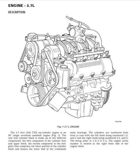 dodge 3 7l engine diagram 