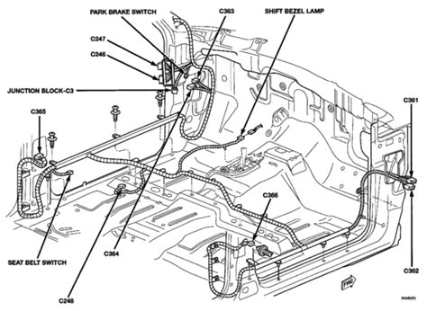 dodge dakota wiring harness layout 