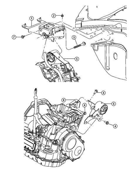 dodge neon engine mount diagram 