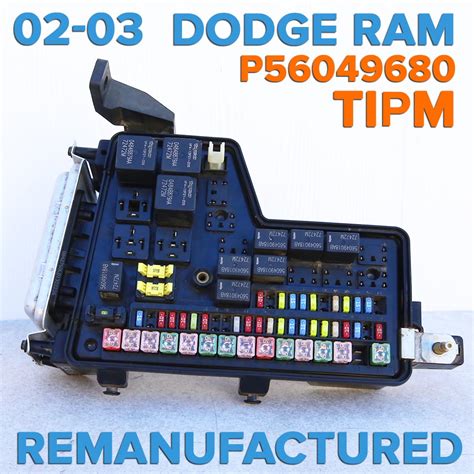 dodge ram fuse box for sale 