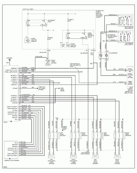 dodge spirit radio wiring diagram 