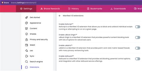 does brave have extensions, Best brave extensions