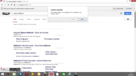 does opera adblock block youtube ads, 