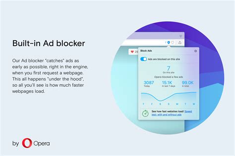 does opera browser have ad blocker, The opera browser on android makes blocking ads a breeze