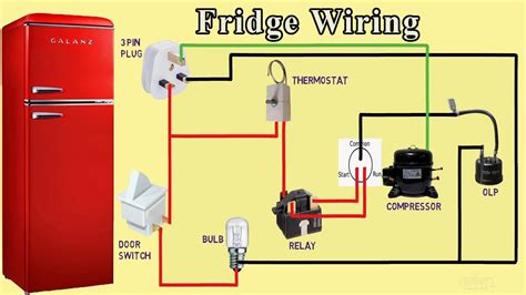 domestic refrigerator wiring diagram 