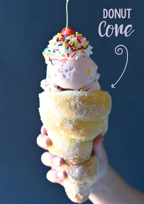 donut cone ice cream