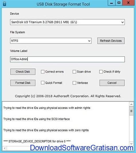 download aplikasi format flashdisk, 3 cara mengatasi flashdisk write protected. Flashdisk kingston