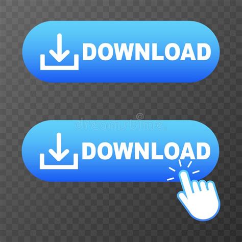 download button click svg, Download button vector svg icon