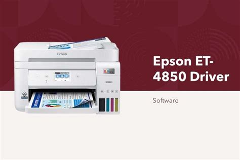 download epson et 4850 printer driver, Epson et 4850 manual