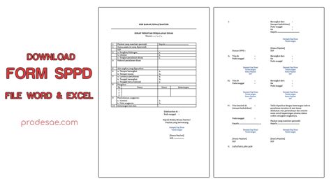 download format sppd excel, Format sppd perjalanan dinas – beinyu.com