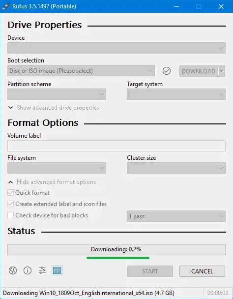 download iso using rufus, Rufus 4.5.2160 beta / rufus 4.4 build 2103