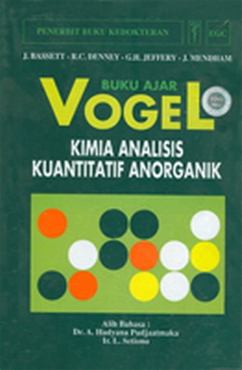 Download Buku Ajar Vogel Kimia Analisis Kuantitatif PDF Download