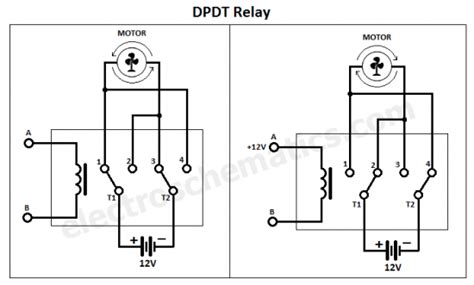 dpdt relay wiring diagram 208v motor 