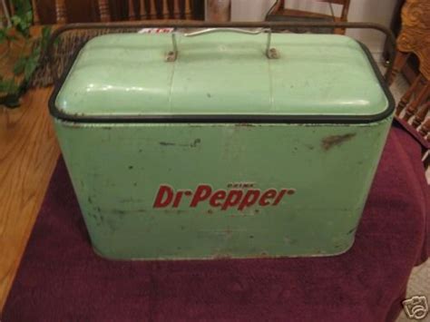 dr pepper ice chest