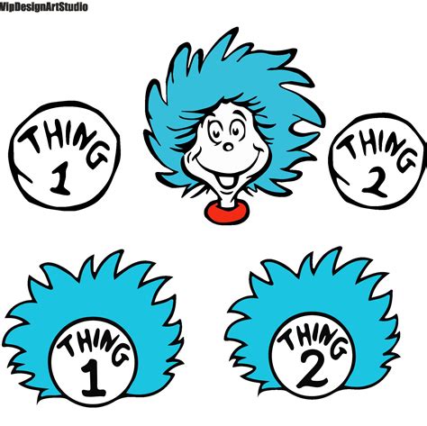dr. seuss thing 1, Thing 1 svg dr seuss svg dr seuss thing 1 silhouette