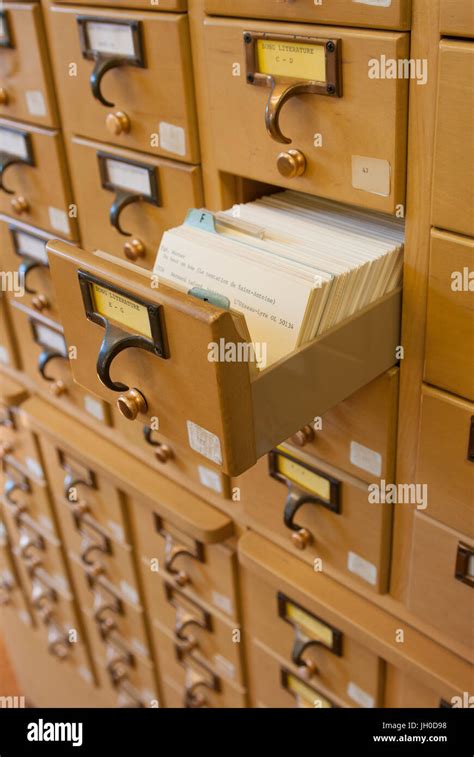 Drawer Card Catalog