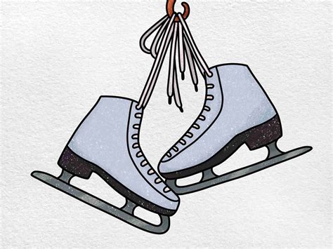 drawing ice skates