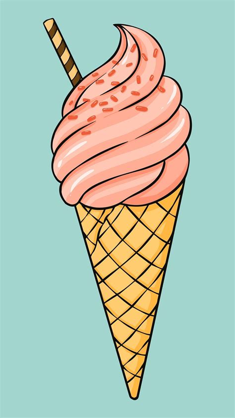 drawings of ice cream