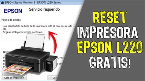 driver epson reset l220, Epson l220 reset programı