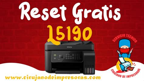 driver para resetear epson l5190, Epson l5190 driver