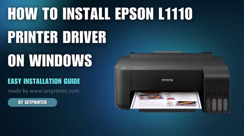 driver printer epson l1110 series, Driver printer epson l1110