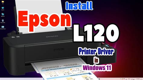 driver printer epson l120 download, Install printer epson l120 driver