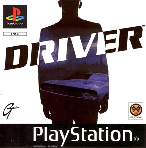 driver ps1 box art, Driver (1999) playstation box cover art. Cover driver playstation front covers game box mobygames video