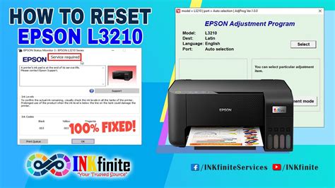 driver reset printer epson l3210, Epson l3210 printer
