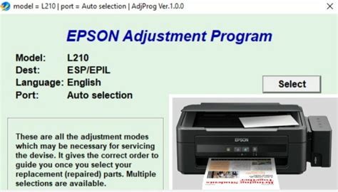 driver resetter epson l210, Epson l210 resetter printer download. Epson l210 printer resetter harga
