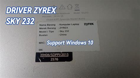 driver sound zyrex sky 232, Zyrex sky 232 a. Zyrex sky laptop