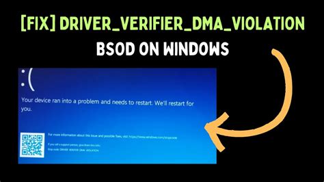 driver verifier dma violation fix, Driver verifier dma violation feil i windows 10/11 [fixed]. [fixed] driver_verifier_dma_violation