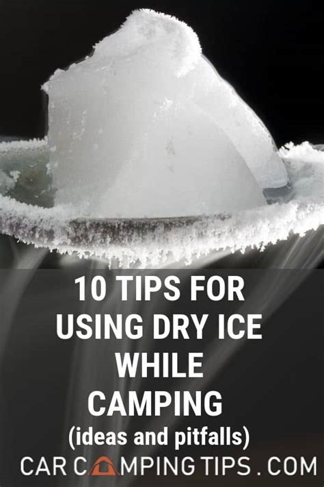 dry ice for camping