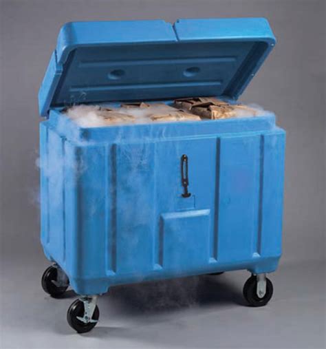 dry ice storage container