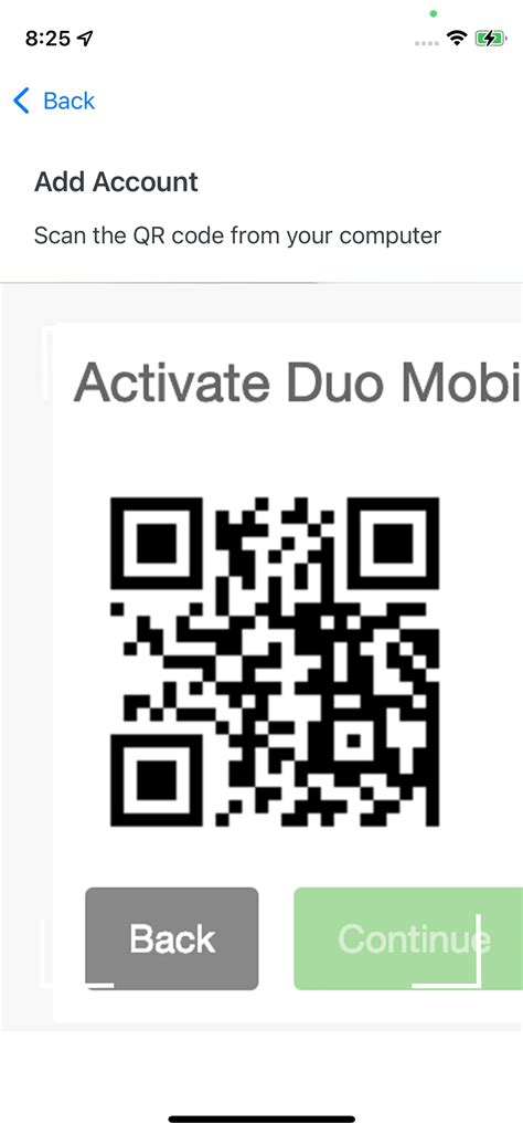 duo app asking for activation code, Duo mobile on android