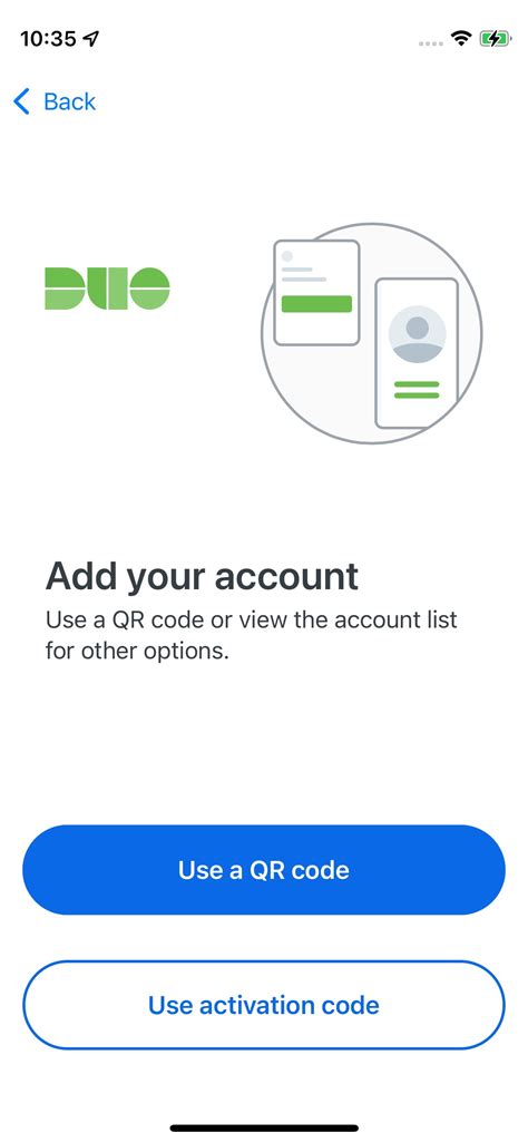 duo mobile activation code example, Duo mobile on android