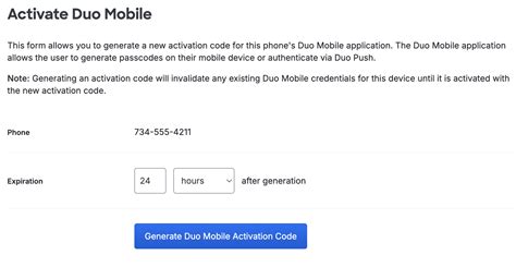 duo mobile activation code help, Duo mobile on android