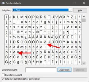 durchmesser zeichen ohne nummernblock
