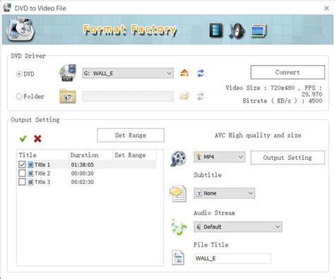 dvd ripper mod format factory download, Free dvd ripping software for copy protected dvds