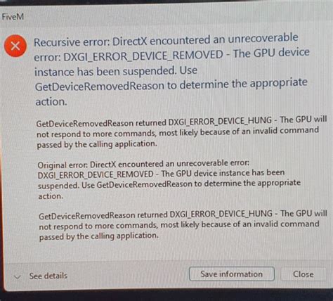 dxgi_error_device_internal_error, Dxgi_error_device_removed 오류 해결법 질문드립니다. > 스팀게임/pc게임