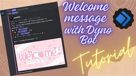 dyno bot welcome template, 